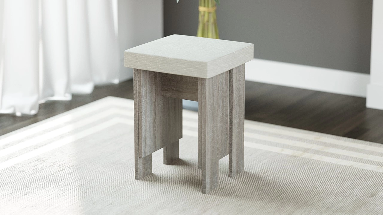 Банкетка «Норд» Дуб Сонома Трюфель