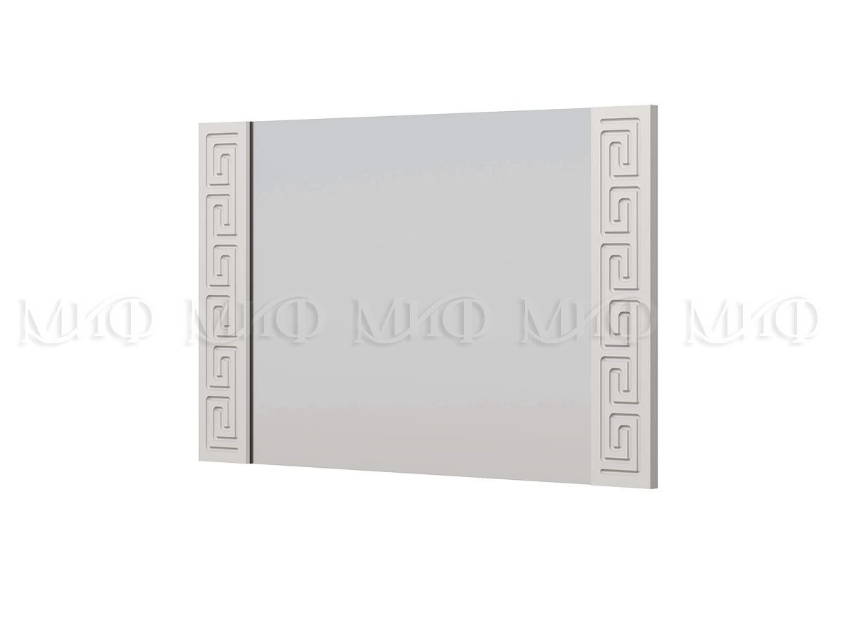 Зеркало Афродита-1 МДФ Белый Глянец (Ш-850 x В-500 x  Г-32 мм)