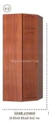 Каприз Шкаф Угловой Комбинированный К-2