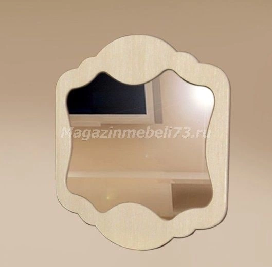 Виктория Зеркало с Держателем на Комод МДФ (Ш-700 х В-800 мм)/Разные Цвета