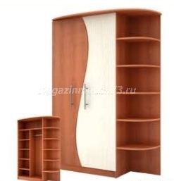 Пифагор Шкаф 2-х Створчатый МДФ (Ш-1250 х В-2100 х Г-470 мм/Разные Цвета