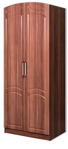 Клеопатра Шкаф 2-х Створчатый МДФ (Ш-900 х В-2155 х Г-500 мм)/Разные Цвета