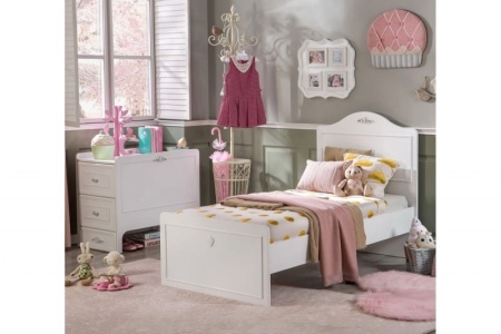 Кроватка-трансформер "Romantic" 1600х750