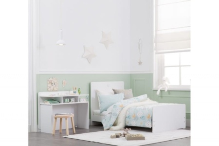 Кроватка-трансформер "Baby Cotton" с полками