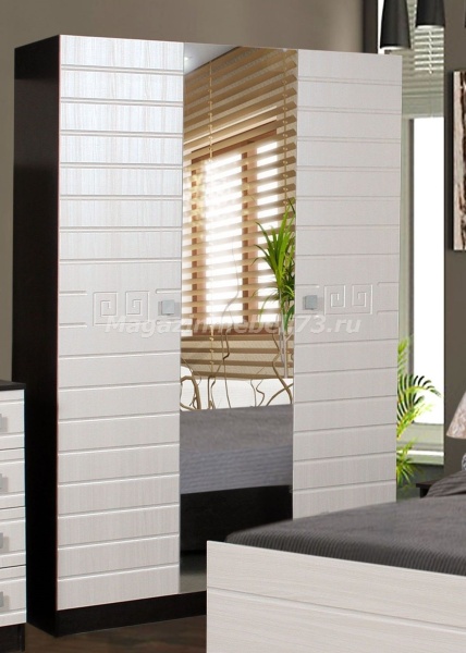 Афина Шкаф 3-х Створчатый МДФ (Ш-1500 х В-2100 х Г-500 мм)/Разные Цвета