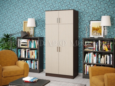 Шкаф 2-х Створчатый Вирджиния (Ш- 900 х В-2016 х Г-520 мм)/Разные Цвета