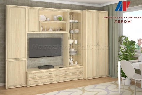 Гостиная-Стенка Карина-16 (В-2224 х Ш-3240 х Г-448 мм)