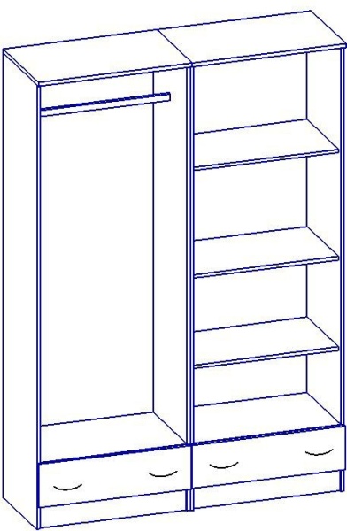 Спальный Гарнитур Кармен МДФ/Разные Цвета
