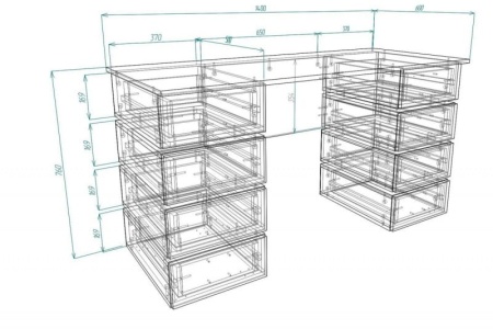 Письменный стол Мебелеф-17