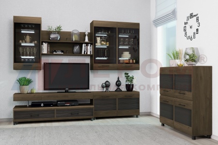 Гостиная-Стенка Камелия №8 (В-2172 х Ш-2700 х Г-452 мм)