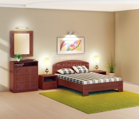 Сити Вишня Спальня Набор 1