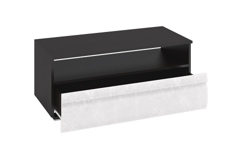 Гостиная Бостон-1/1 Венге/Бетон Белый (Ш-2800 мм x В-2000 мм x Г-450 мм)