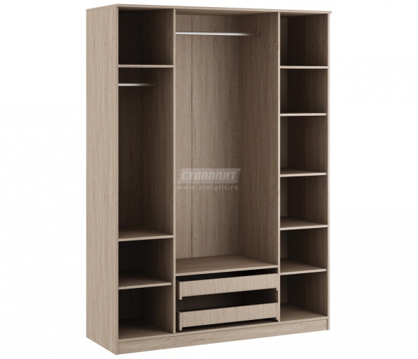 Джорджия  СБ-2280 Шкаф 4-х дверный с зеркалом