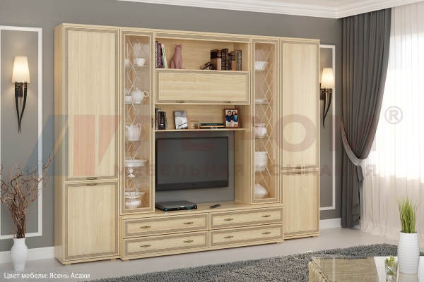 Гостиная-Стенка Карина-19 (В-2224 х Ш-2880 х Г-448 мм)