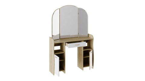Туалетный Столик с Зеркалом Софи №2 Разные Цвета/Ш-1068 × Г-330 × В-1620 мм