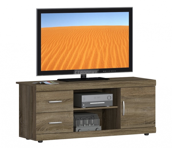 Тумба ТВ Монако СБ-2136 Дуб Сонома Трюфель/Ш-1320 X В-540 X Г-440 мм