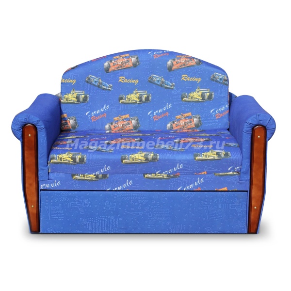 Детский Диван-Софа Вперед/Раскладной с Ящиком для Белья (Ш-700 х Д-1300 мм)