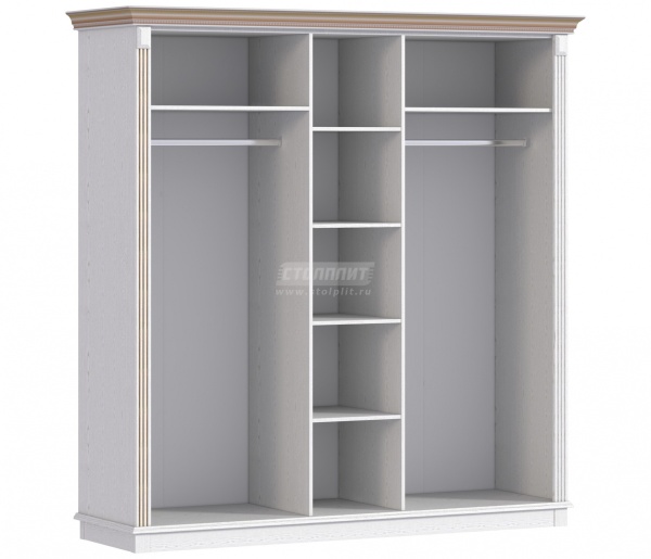 Версаль СБ-3053 Шкаф 5 дверный с зеркалом