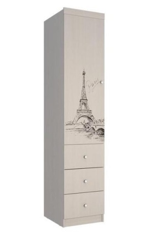 Пенал с Ящиками Мийа-3 ПЯ-304/ Фотопечать(Ш-450 х В-2130 х Г-509 мм)