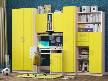 Стенка Юнга МДФ (Ш- 3000 х В- 2000 см х Г- 570 мм)/Разные Цвета