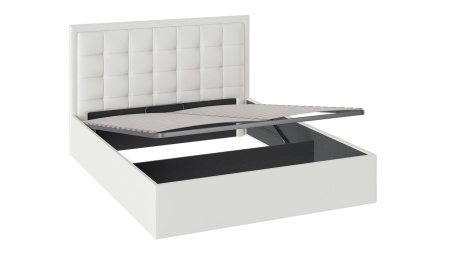 Кровать «Ника» c мягкой обивкой и подъемным механизмом/Разные Цвета