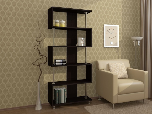 Стеллаж Зиг Заг/Разные Цвета