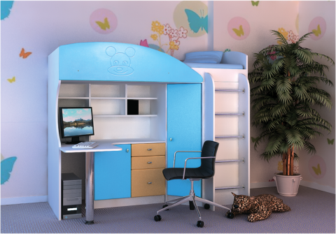 Детская Бемби-3 с Матрасом в Подарок/Разные Цвета