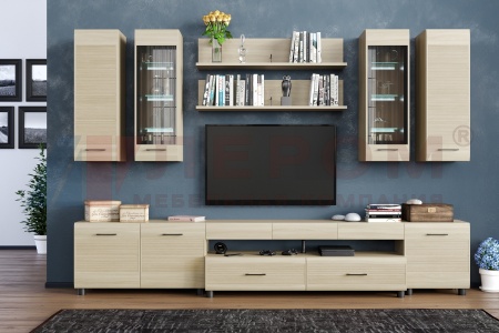 Гостиная-Стенка Камелия №9 (В-2172 х Ш-3240 х Г-452 мм)