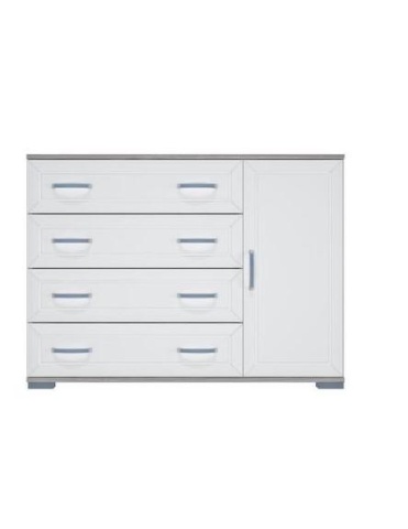 Комод МДФ №4 Венге/Клен Светлый (Ш-1100 × В-810 × Г-445)