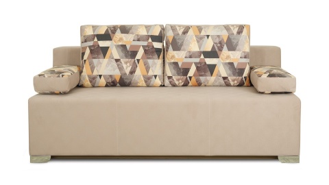 Диван «Дерби» (Maserati 04 (велюр) капучино, подушка Urban (велюр) Snow)/Д-1940х Ш-860х В-760мм