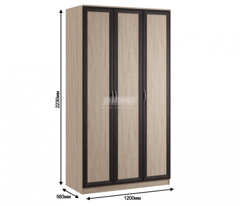 Джорджия  СБ-2279 Шкаф 3-х дверный