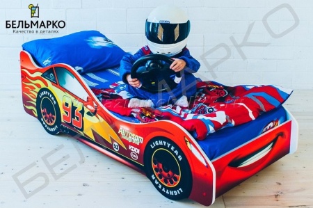 Детская кровать-тачка ТАЧКА КРАСНАЯ