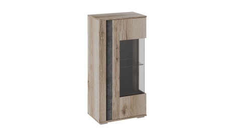 Шкаф Навесной «Брайтон» (Камень/Дуб Делано)/Ш-594 × В-1162 × Г-387 мм