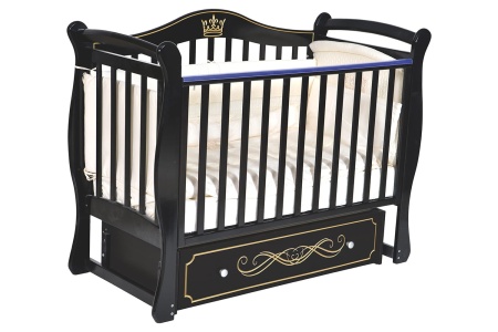 Кроватка "Bella 1" с декоративной резьбой