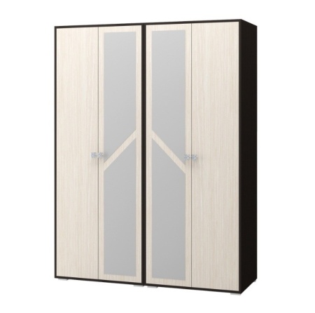 Спальный Гарнитур Каролина-2 Венге/Ясень Шимо Светлый