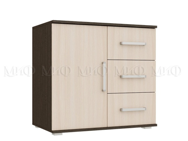 Комод Бостон Венге/Белфорт (Ш-800 мм x В-752 мм x Г-470 мм)