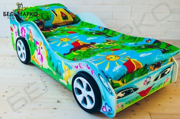 Детская кровать-тачка ПРИНЦЕССА