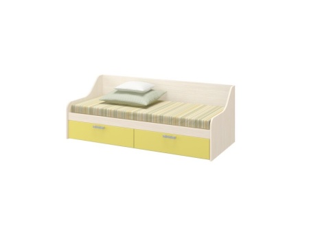 Детская Кровать Юнга-7 ДЮ-01 МДФ (Д-1832 x В-650 x Г-850 мм)/Разные Цвета 