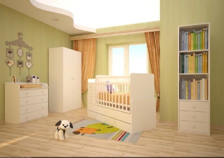 Кроватка-трансформер "Фея" 1100