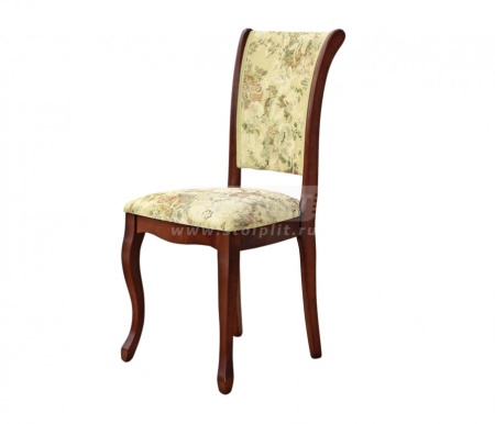 Стул Белла 01.01 (С6 тон 313) Игуанна серебро (Жёлтый) (комплект 2шт.)