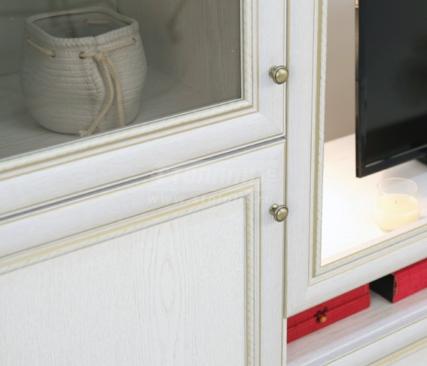 Версаль СБ-1655 Стенка Белый Ясень (Ш 2692 X В 2184 X Г 485 мм)