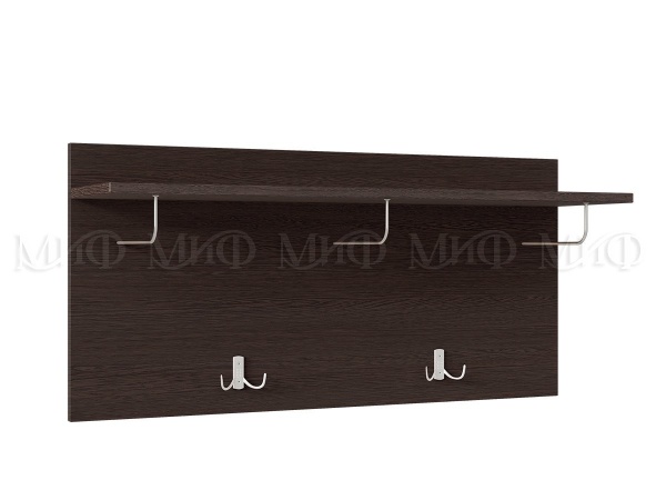 Вешалка с Полкой Ницца Венге (Ш-900 мм x В-430 мм x Г-236 мм)