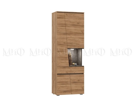 Шкаф Портофино  Дуб Крафт/Бетон (Ш-702 мм x В-2000 мм x Г-418 мм)/Разные Цвета